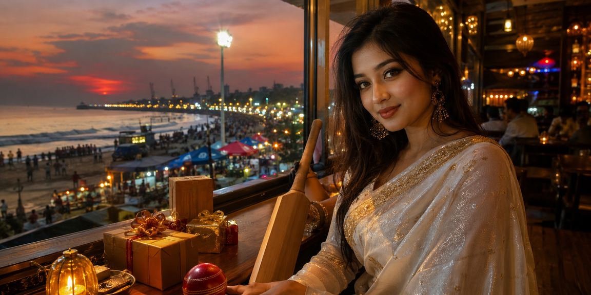 চট্টগ্রামে ক্রিকেট ম্যাচ দেখতে দেখতে বেটিং করছেন একজন দর্শক